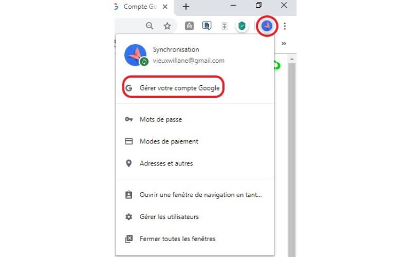 effacer historique google chrome